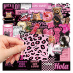 Black & Pink Sticker Pack
