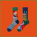 Mismatched Novelty Crew Socks