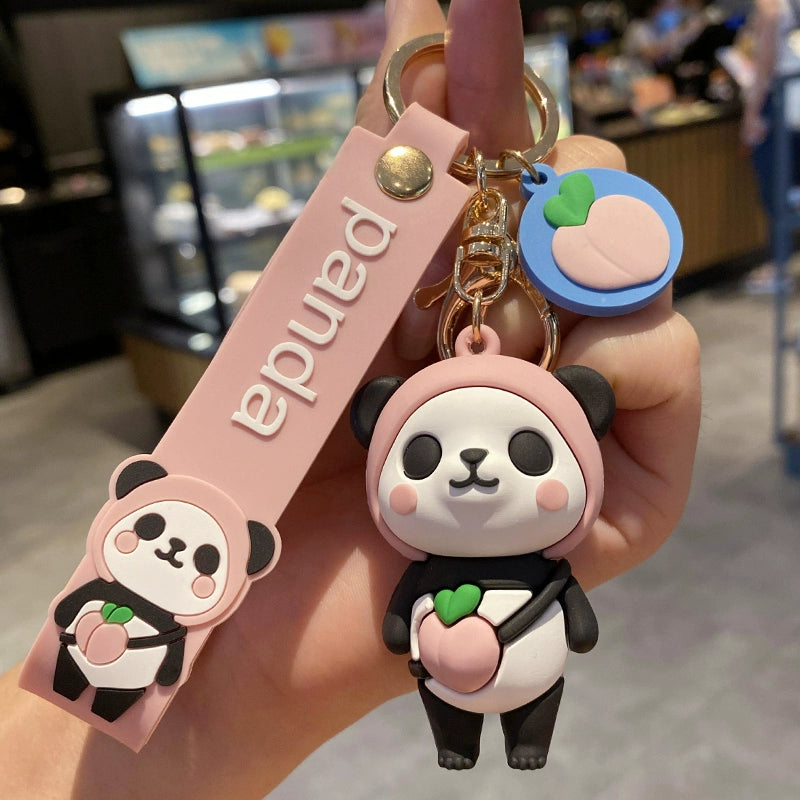 Panda Hat Keychain