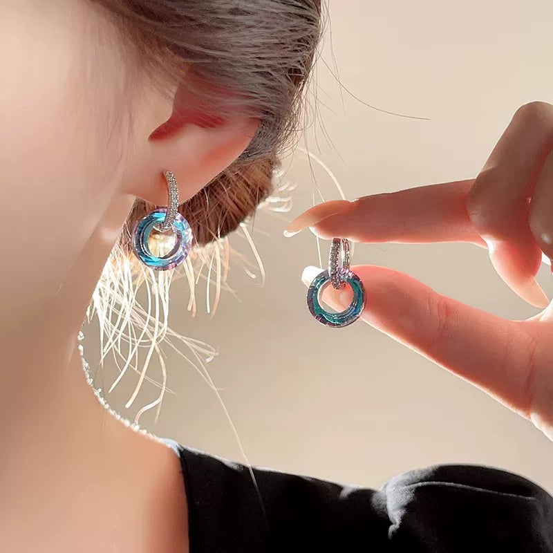 Galaxy Nebula Hoop Earrings