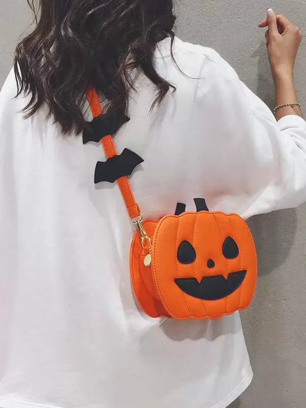 Devilish Pumpkin Crossbody Bag