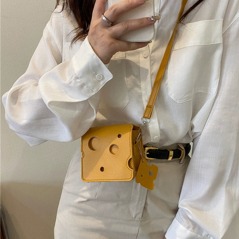 Cheese Wedge Mini Crossbody Bag