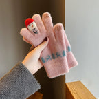 Snowman Knit Gloves