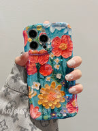 Oil Painting Flower Phone Case