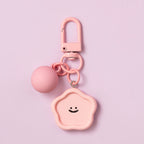 Macaron Smiley Face Keychain