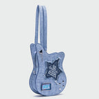 Guitar Shaped Denim Backpack