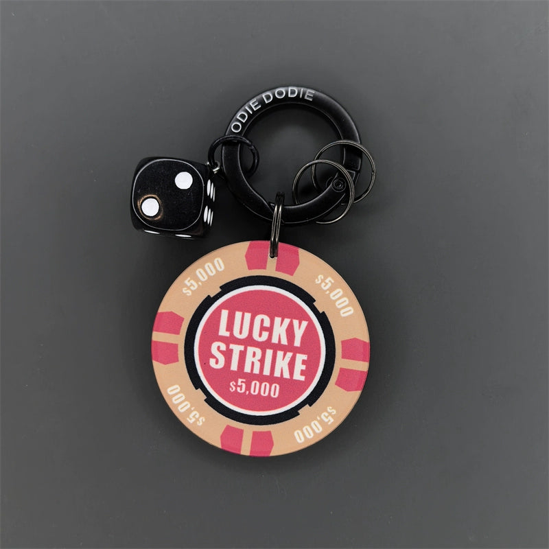 Poker Chip Keychain