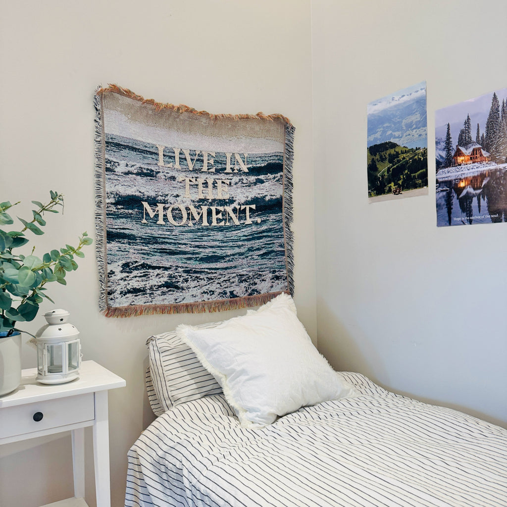 Live in the Moment Tapestry