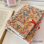 Rainbow Woven Refillable Journal