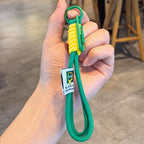 Handwoven Macaron Keychain