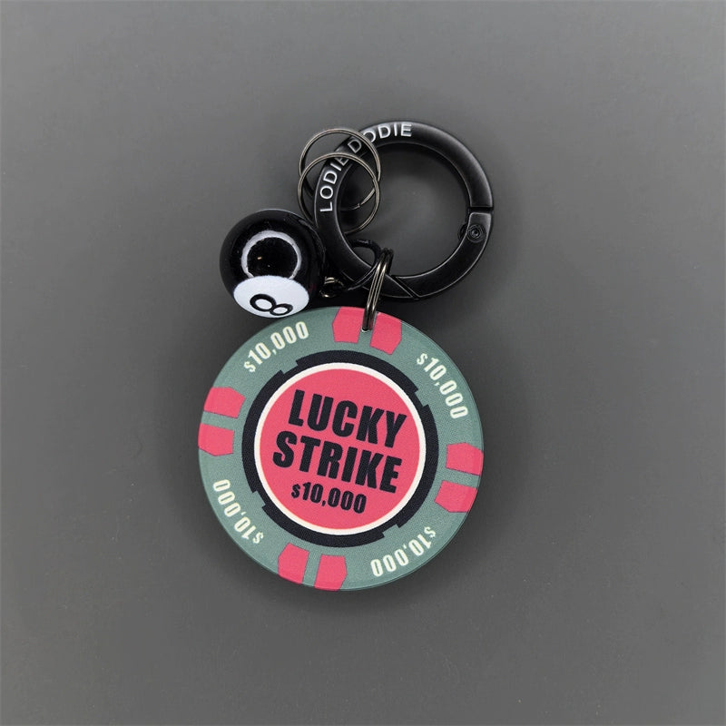 Poker Chip Keychain