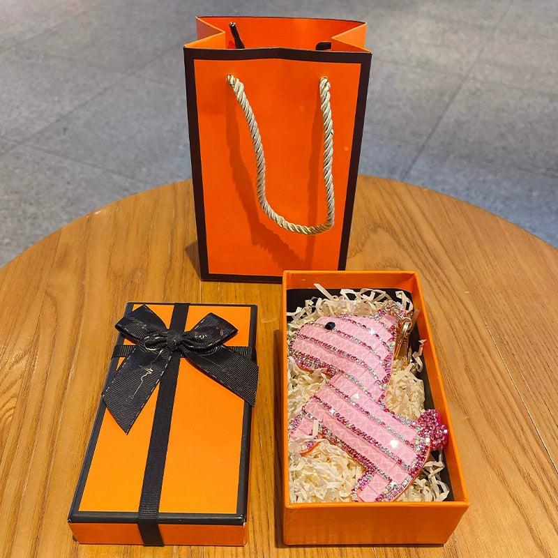 Full-diamond Pony Keychain