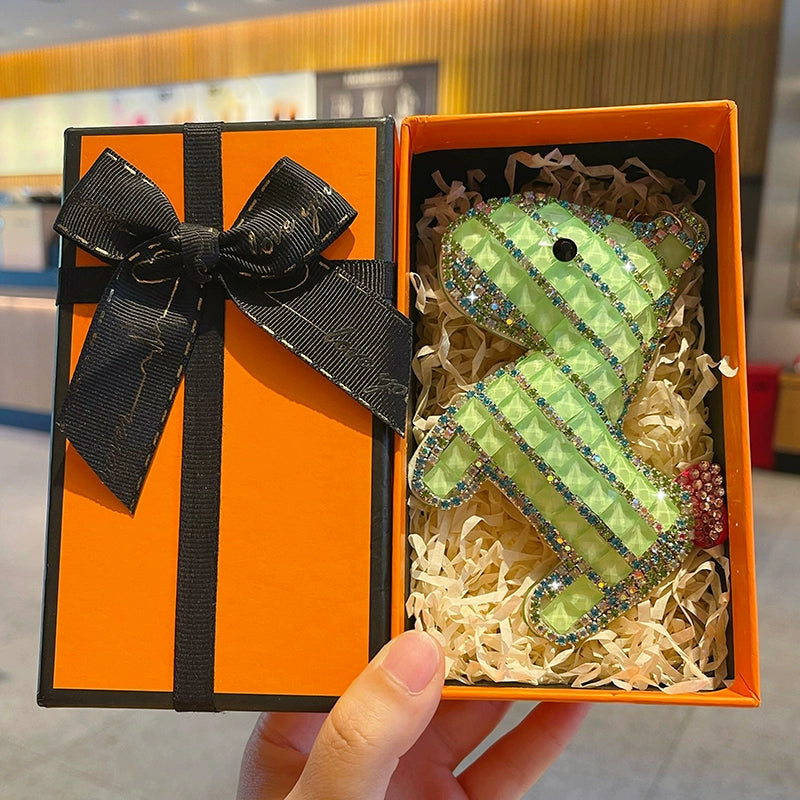 Full-diamond Pony Keychain