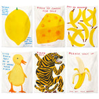 Yellow Life Philosophy Tapestry