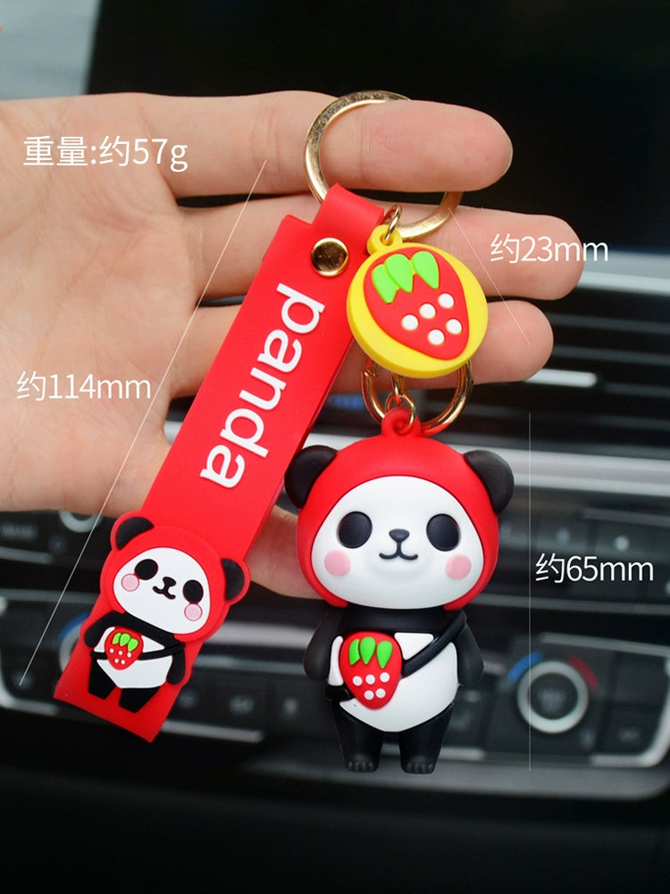 Panda Hat Keychain