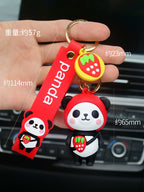 Panda Hat Keychain