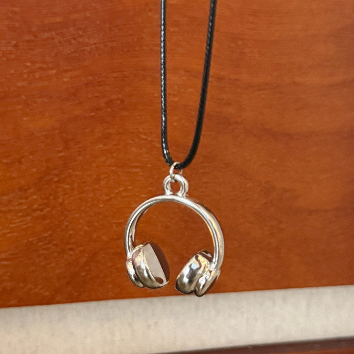 Headphone Pendant Necklace
