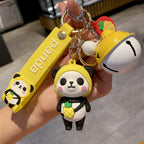 Panda Hat Keychain