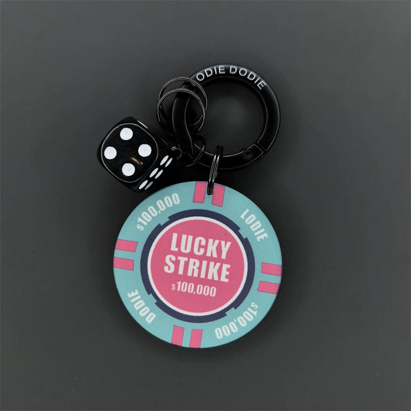 Poker Chip Keychain
