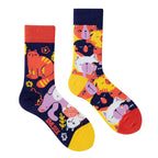 Mismatched Streetwear Crew Socks