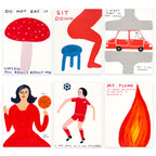 Red Aesthetic Bold And Artistic Tapestry