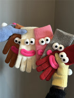 Googly Finger Wool Gloves