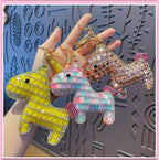 Full-diamond Pony Keychain