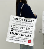 Oversized Woven Tote Bag