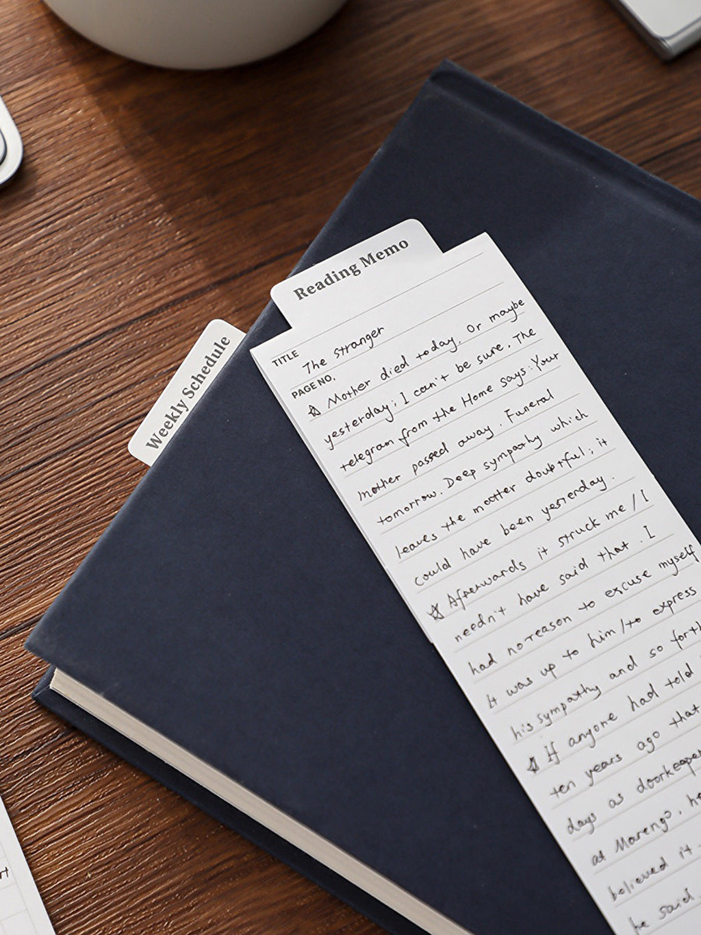 Japanese Style Minimalist Memo Pad Set