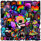 Black Pink Gothic Sticker Pack