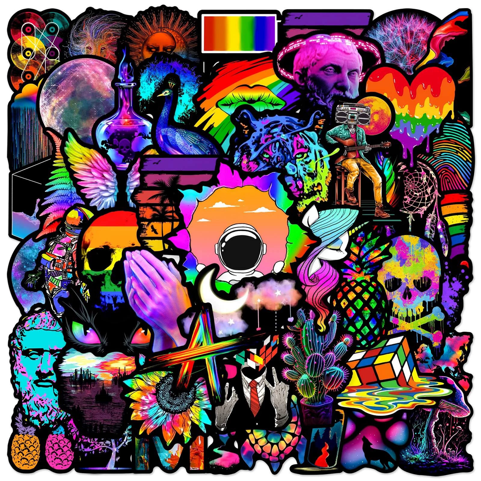 Black Pink Gothic Sticker Pack