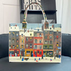 Cartoon Print Felt Tote Bag