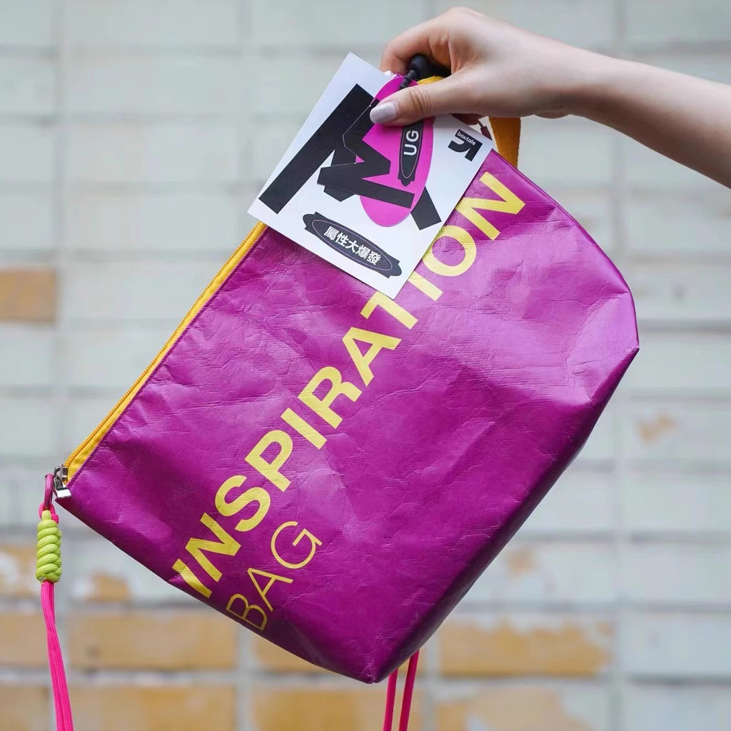 DuPont Paper Style Vibrant Color Block Sling Bag