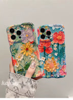 Oil Painting Flower Phone Case