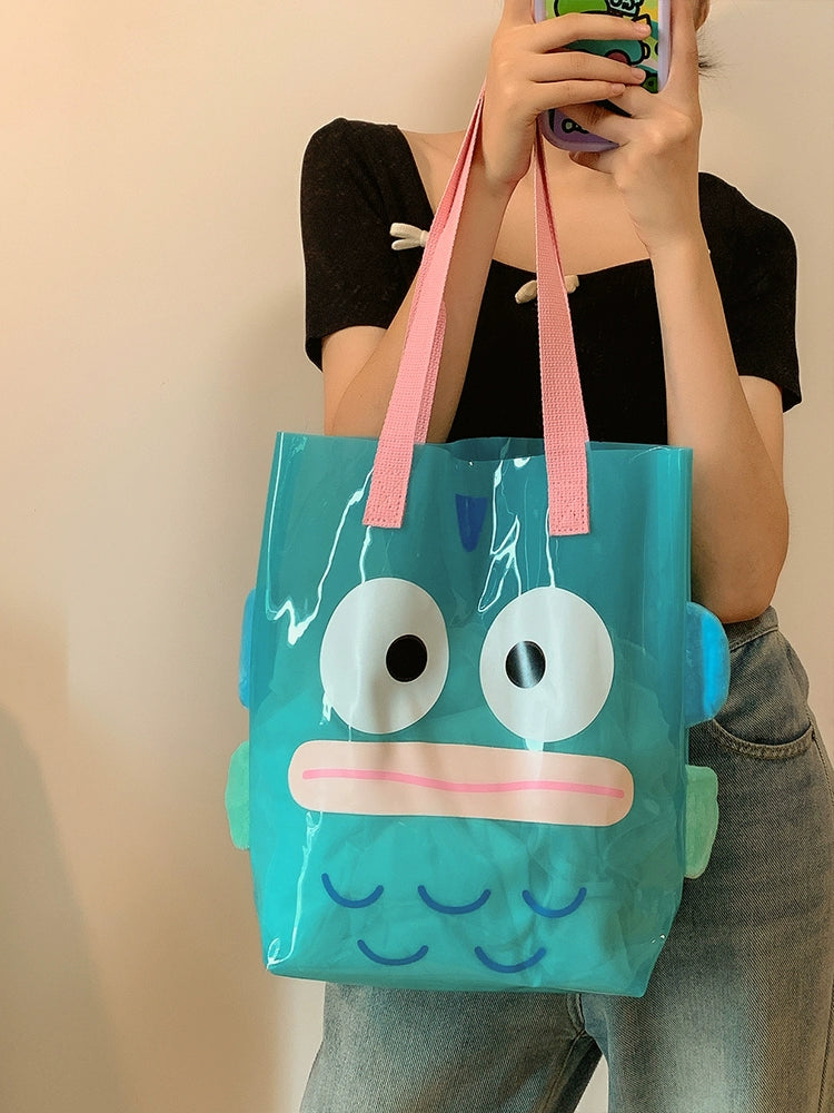 Jelly Blue Transparent Tote Bag