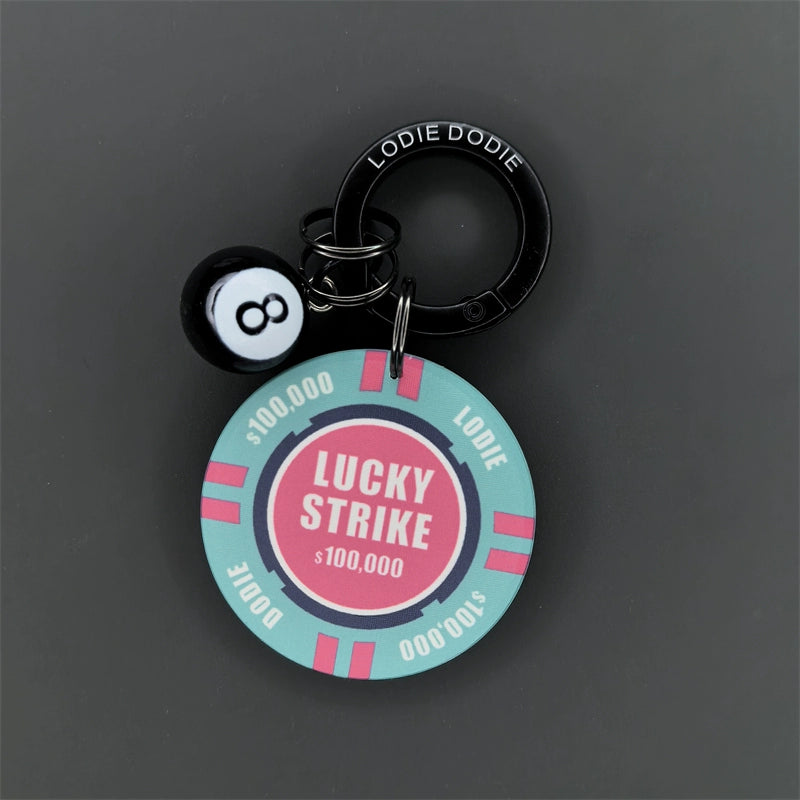 Poker Chip Keychain