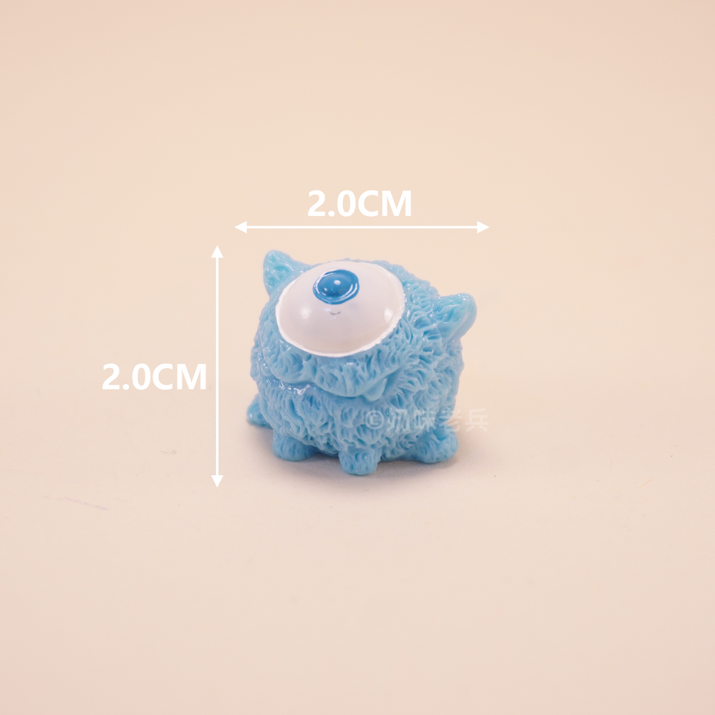 Hairy Monster Mini Figurine Set