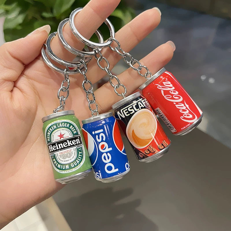 Mini Soda Can Keychain