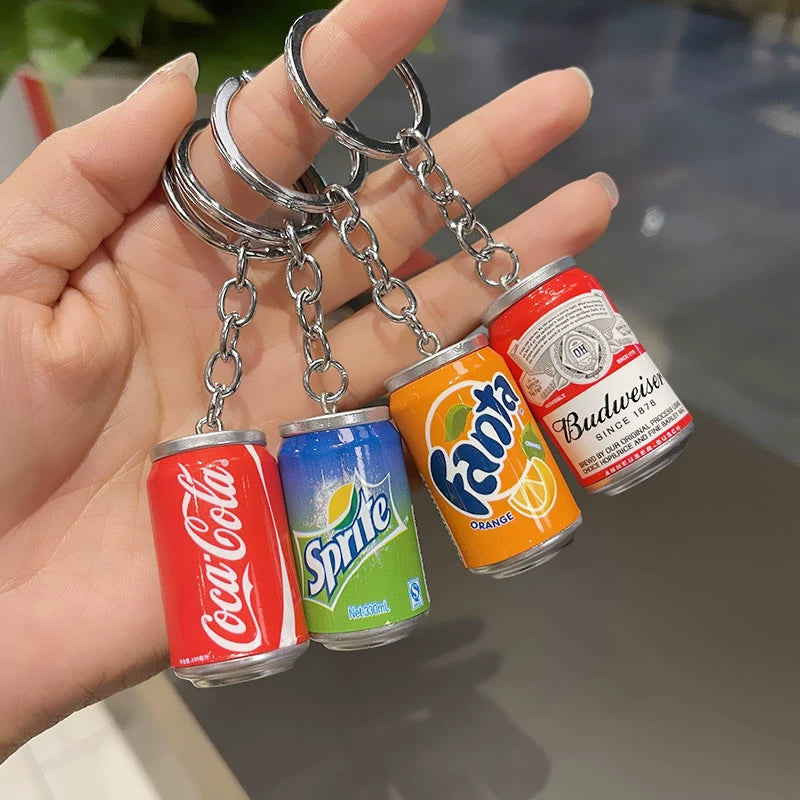 Mini Soda Can Keychain