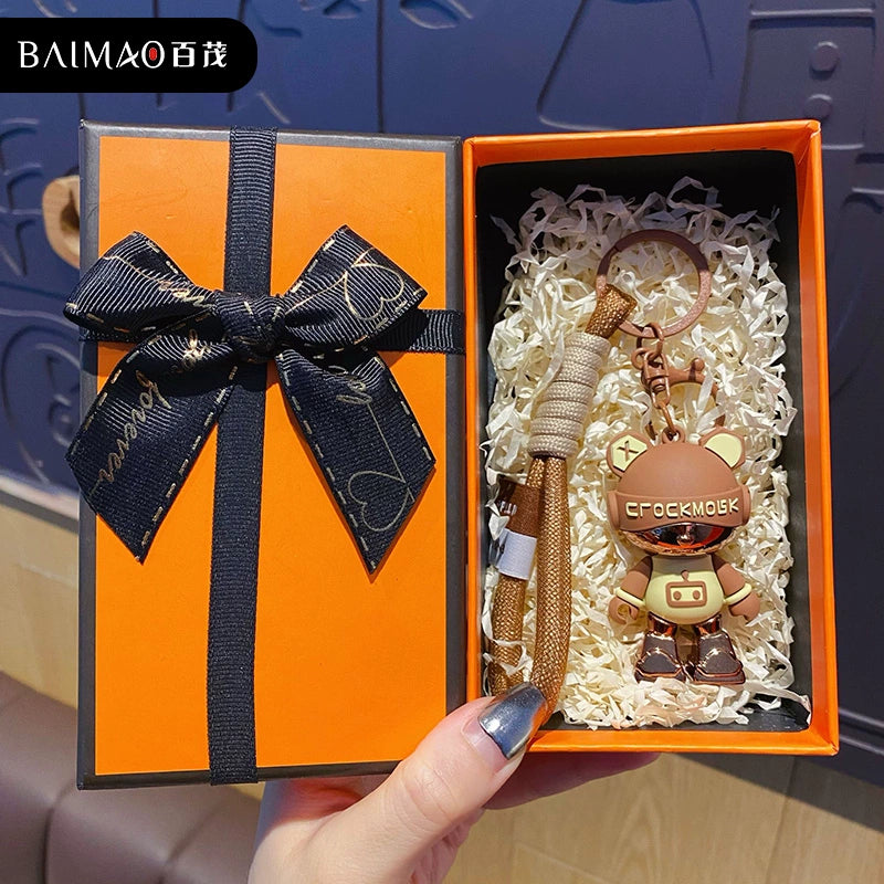 Eyepatch Bear Keychain