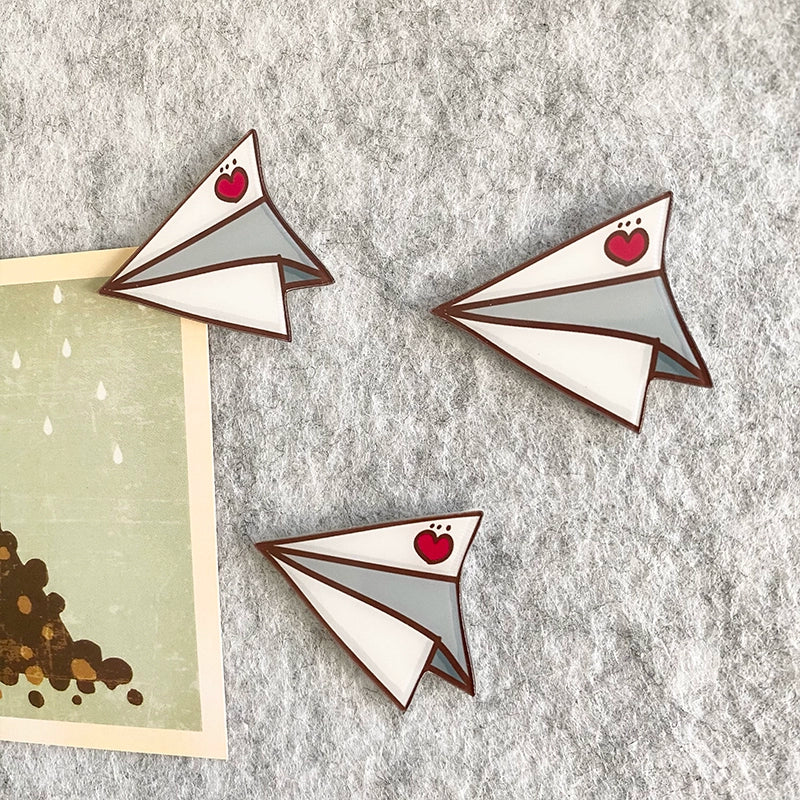 Paper Airplane Push Pins Set