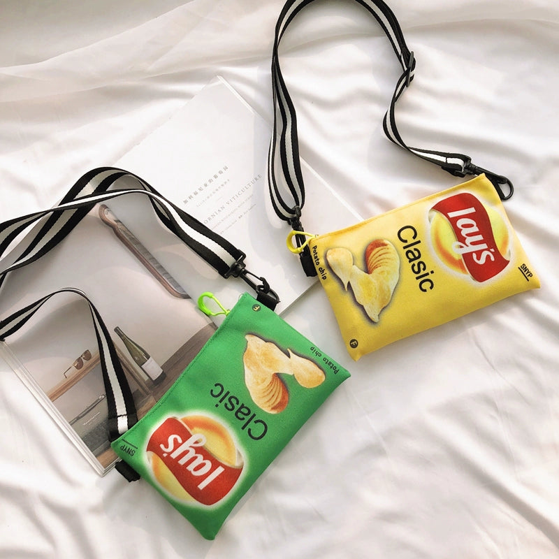 Crisp Chip Bag Novelty Sling Bag