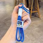 Handwoven Macaron Keychain