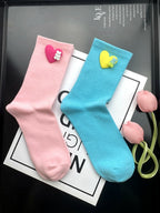 Candy Color Novelty Socks