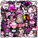 Black Pink Gothic Sticker Pack