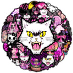 Black Pink Gothic Sticker Pack