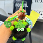 Plush Soot Ball Keychain