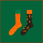 Mismatched Novelty Crew Socks