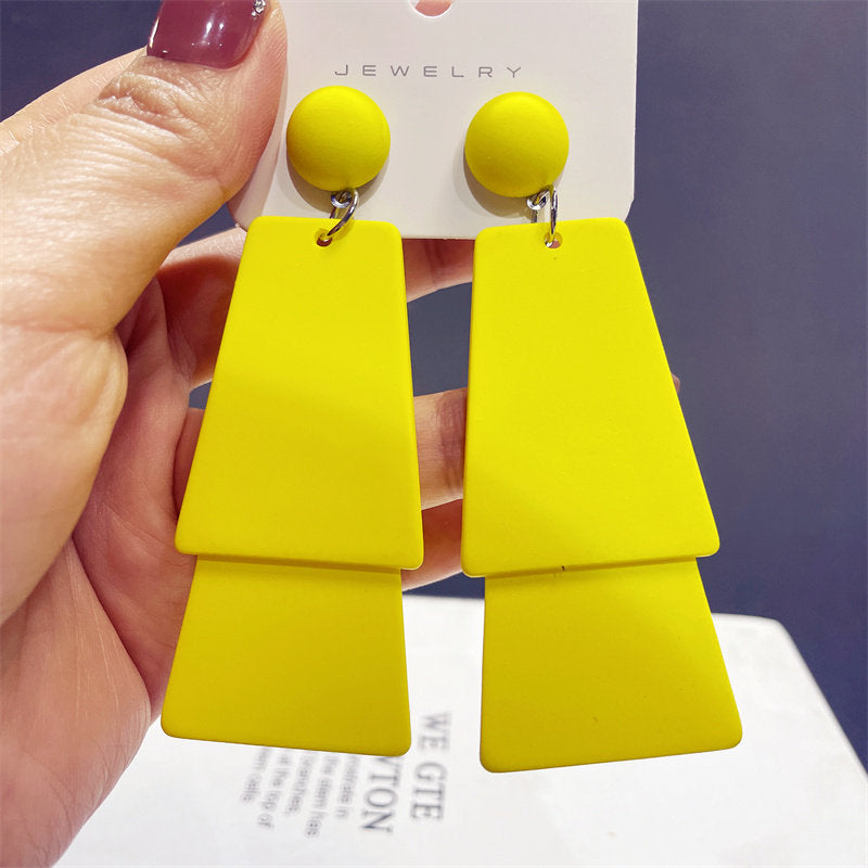 Geometric Drop Earrings