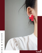 Tetris Block Stud Earrings